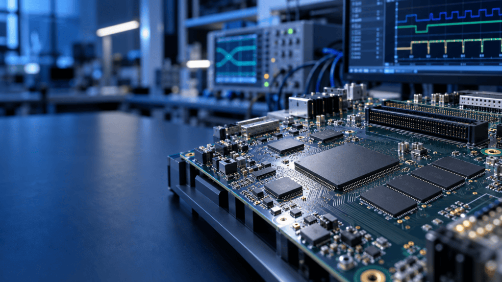 FPGA, DSP, processor and memory electronics development laboratory