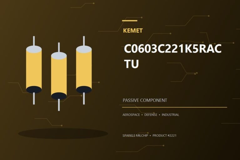 KEMET C0603C221K5RACTU